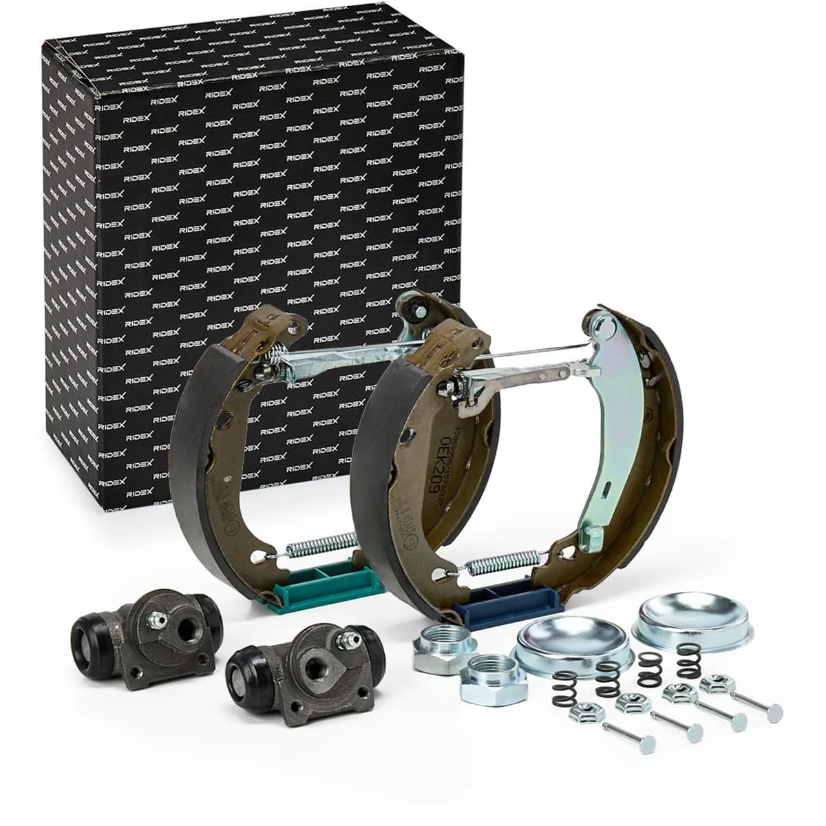 RIDEX 3859B0015 Kit freno Freno a tamburo Posteriore con cilindretto freno Compatibilità con PEUGEOT 306 2 volumi/Coda spiovente 7A, 7C, N3, N5