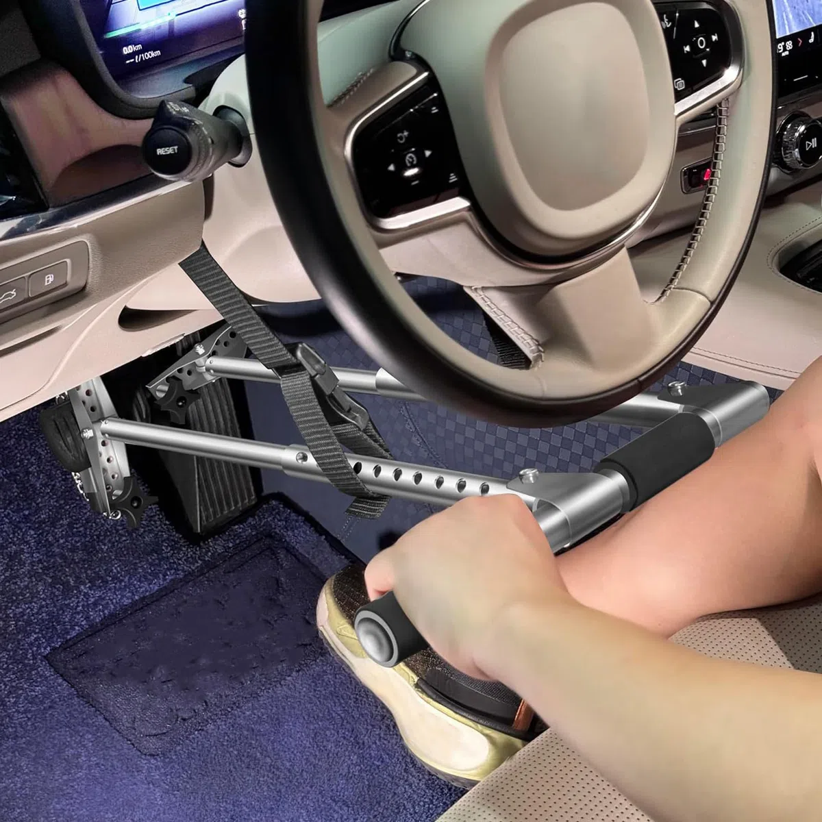 Comandi Manuali Auto Per Conducenti Disabili Portatile Ed Ergonomico | Strumento Di Assistenza Alla Guida Manuale Anziani Infortunati O Conducenti Disabili Portatile E Ergonomico Per Pendolarismo