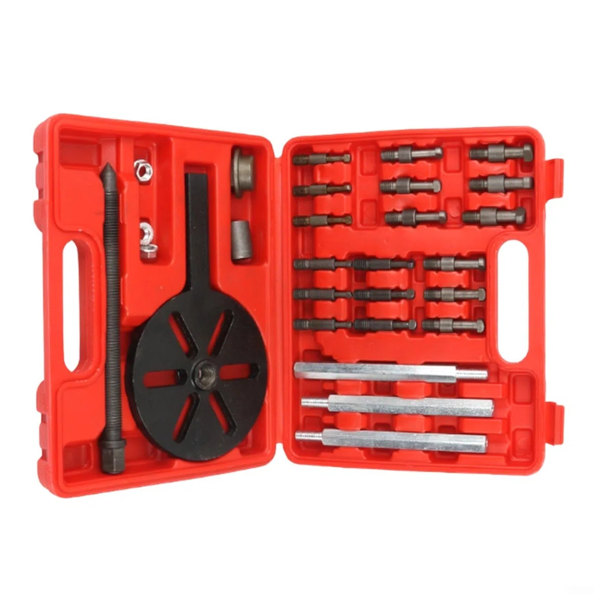 Kit di estrattori per cuscinetti con mandrino a cambio rapido, estrattore a 3 ganasce in acciaio forgiato, per dimensioni da 6005 a 6310, custodia portatile (estrattore)