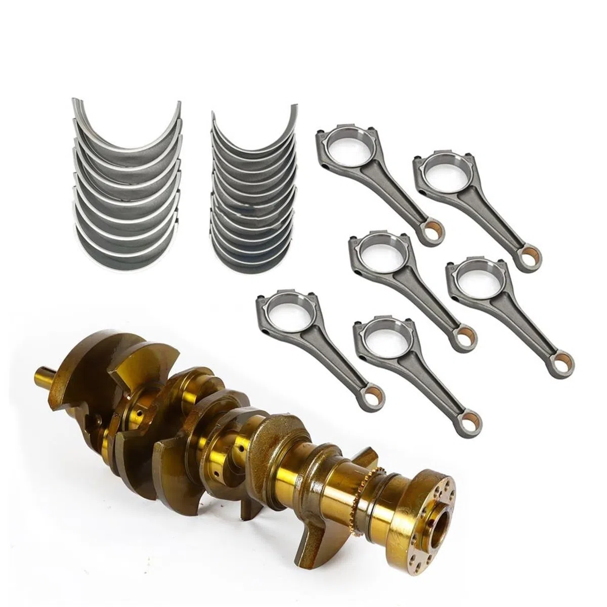 Set albero motore, bielle e cuscinetti adatti per 3.0L AJ126 V6 sovralimentato Kit di sovralesaggio per moto