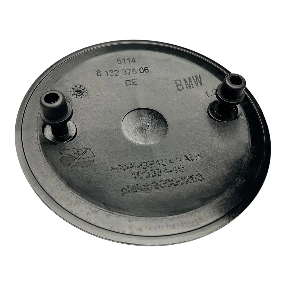 BMW – logo rotondo originale per cofano e portellone posteriore, con 2 gommini