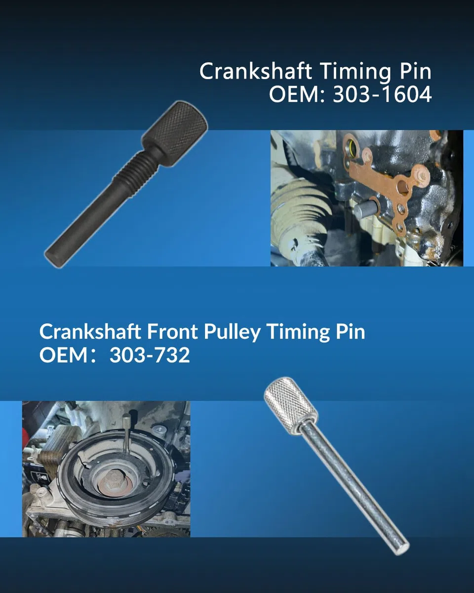 DPTOOL Strumento di bloccaggio dell'albero a Gomiti dell'albero a camme Compatibile con Ford 1.0L Ecoboost Ultima Versione del Motore a Benzina dal 2018 Sostituire 303-1661, 303-1643, 303-018