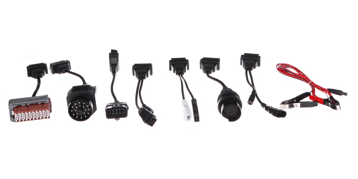 Mechanic Cable Set 1 | Adattatore riduttore OBD-II | Set di cavi diagnostici | Compatibilità con connettori a 16 pin | 8 pezzi