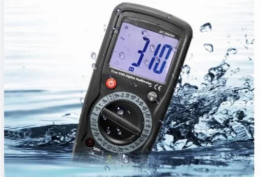 DT-9905H Retroilluminazione Multimetro Digitale Alta Precisione Gamma Manuale Misuratore Universale