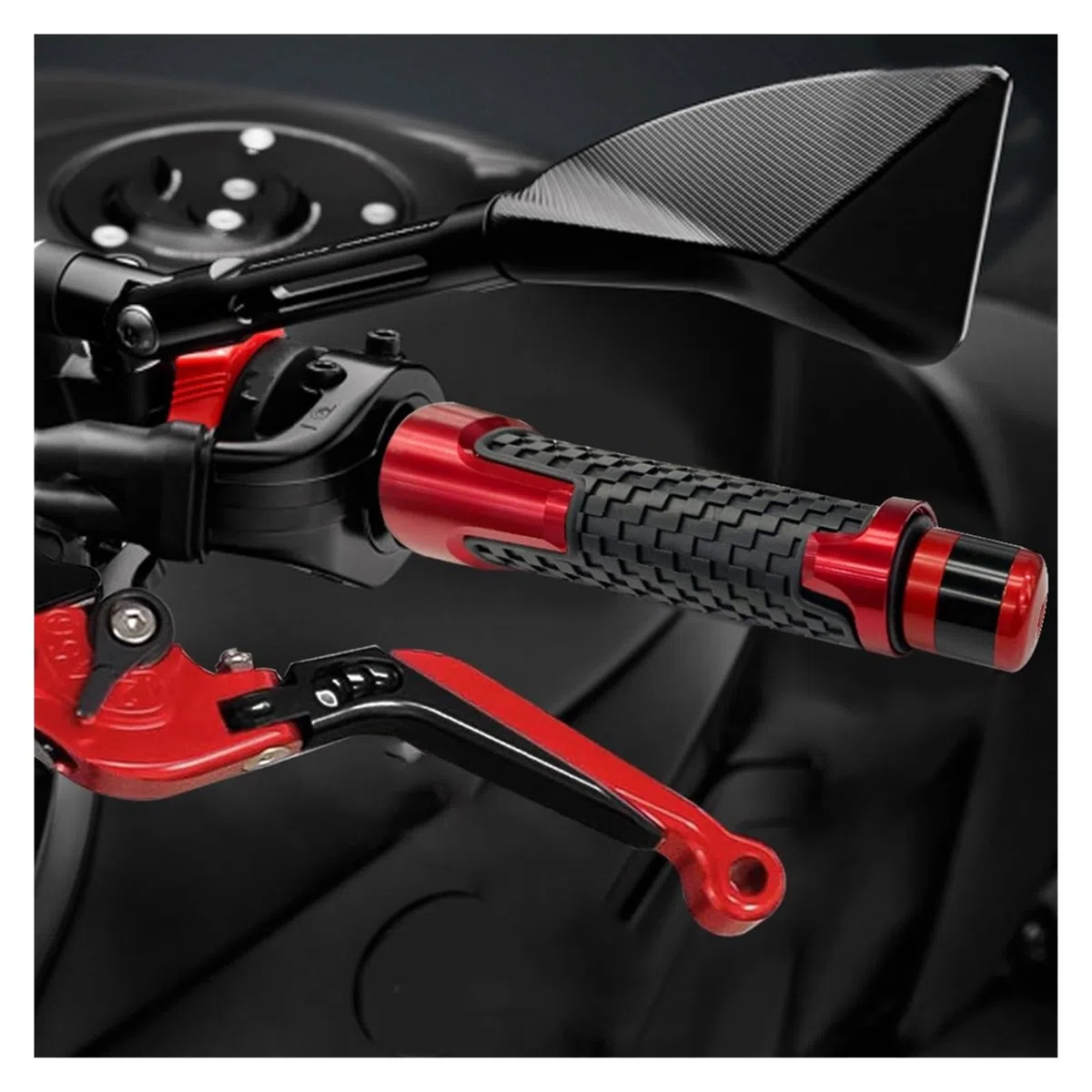 Kit leva di ricambio Per YAMAHA TMAX560 TECH MAX TMAX 560 ABS DX TMAX530 SX TMAX 530 DX Moto Leva Frizione Freno Manubrio Manopole Estremità(Black)