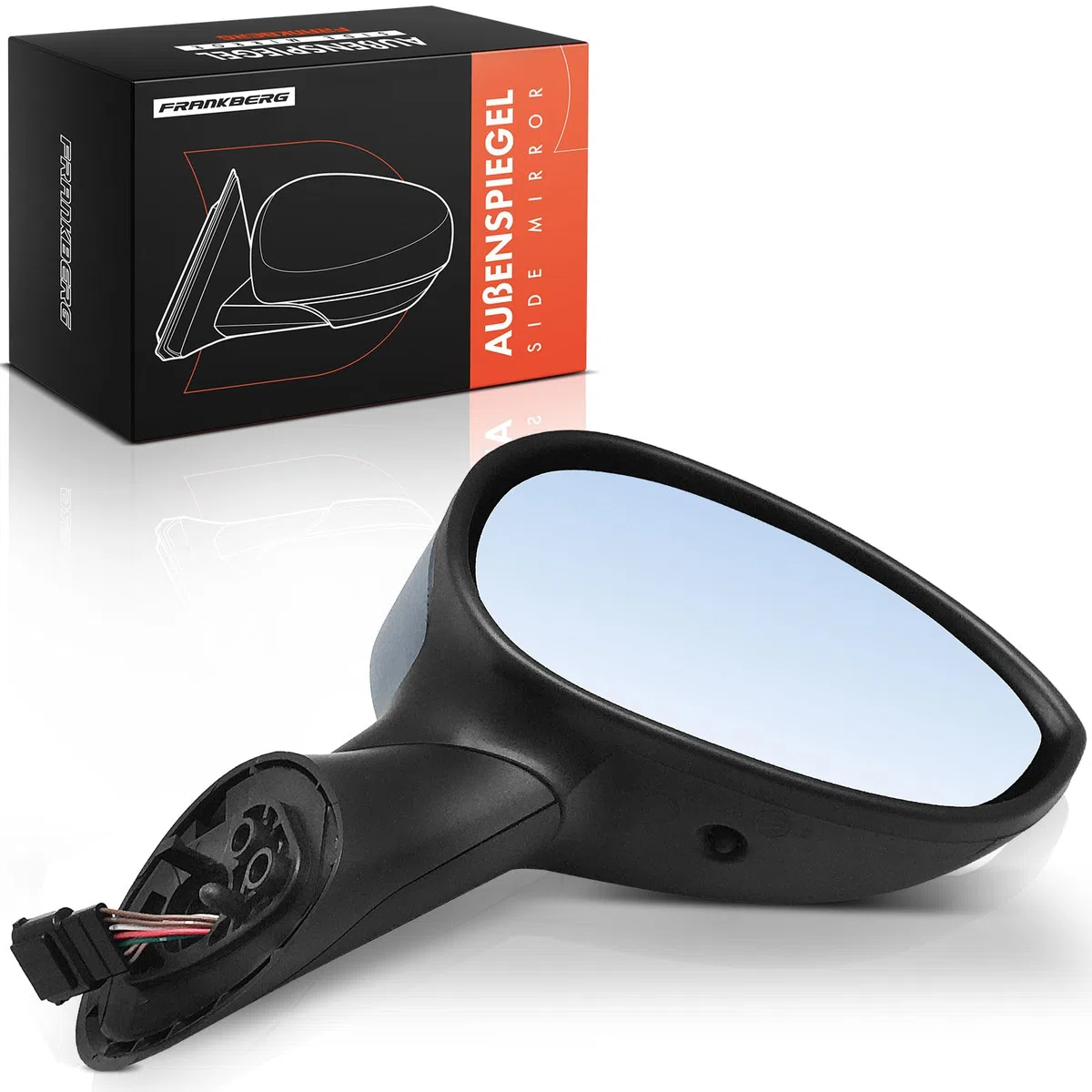 Frankberg Specchietto Retrovisore destro lato passeggero Compatibile con 500 312 500C/595C/695C 500 C 312 500/595/695 Replace# 735481646-HTD