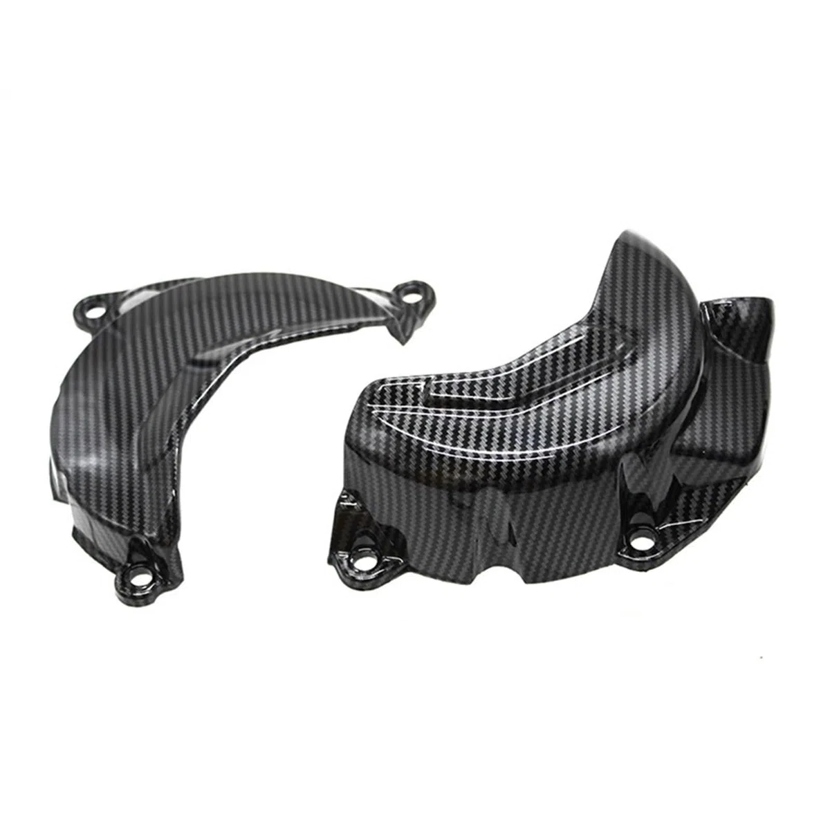 Guscio Protezione Coperture Motore Moto Protezione Testata Cilindro Moto Per VOGE DS900X DSX900 900DSX DSX 900 DS X 2023 2024 Copertura Protettiva Motore Protettiva(Nero 2)