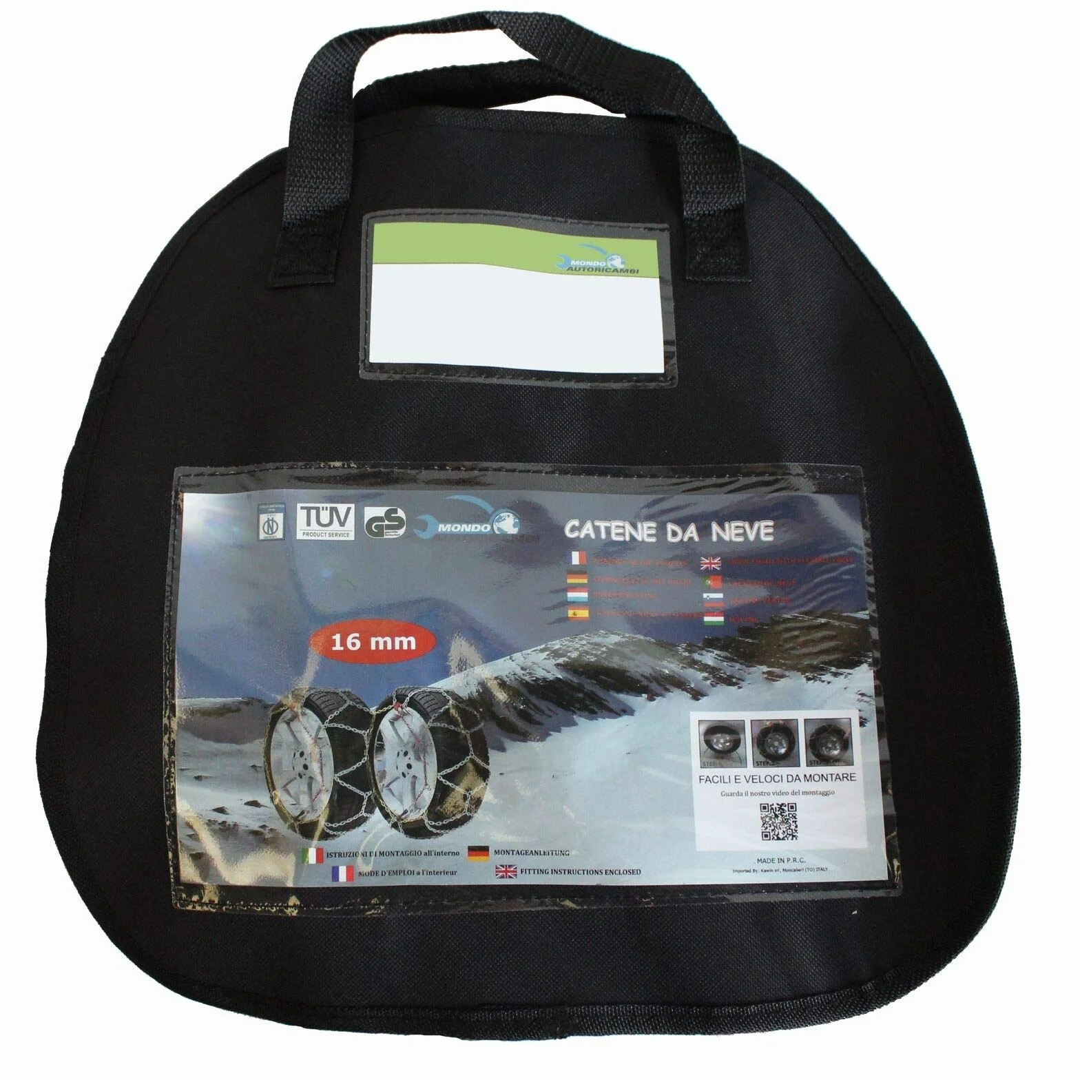 KAWIN Shopping on line Catene da Neve OMOLOGATE 255 40 20 V5117 16mm 255/40-20 R20 SUV 4x4