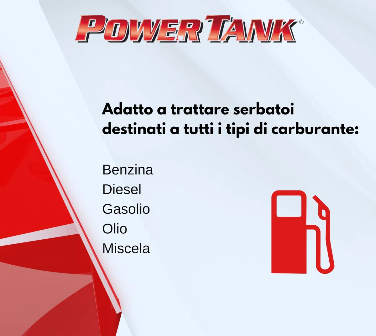 POWER TANK Trattamento Serbatoio Moto Auto (100/120 Litri) Kit Very big 2,5 kg per interno Serbatoi benzina Diesel Gasolio Elimina la Ruggine Ripara Protegge Arrugginito Vespa d'Epoca con Antiruggine