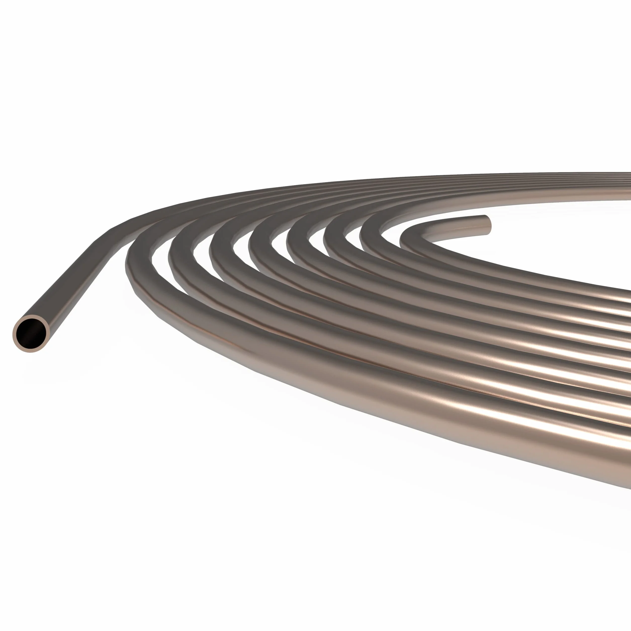 Tubo di Freno Ø 4,75 mm Rame-Nickel Tubi dei Freni di Cupronickel 1m - 10m selezione: 10m metri