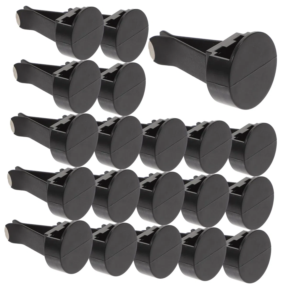 Kit Clip Bocchetta Aerazione Auto 100 Pezzi Metallo Plastica Nero | Uscita Aria e Bocchette, Decorazione Diy, Facile Installazione, Non Sbiadisce