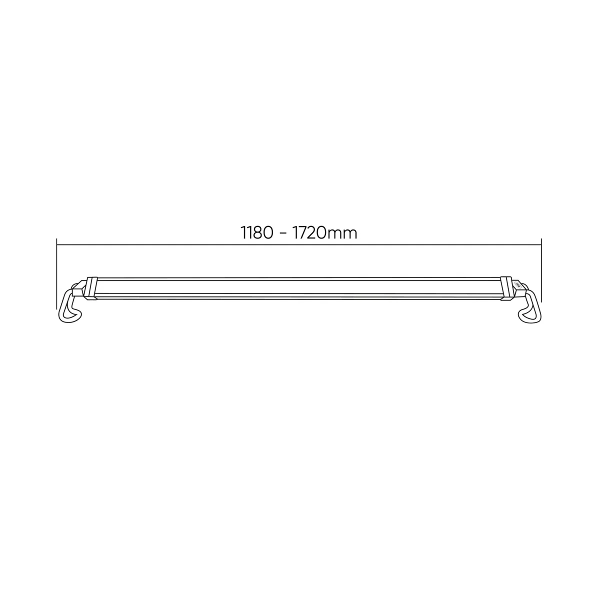 LUCE DA COFANO LED REGOLABILE PER COFANO - 5000LM- JBM