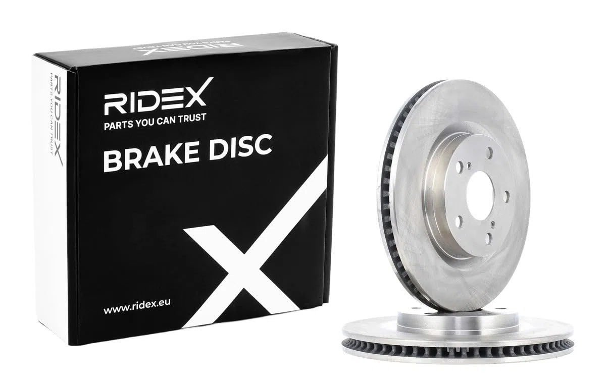 RIDEX 82B0305 2x Disco freno Anteriore senza viti/bulloni Compatibilità con TOYOTA RAV 4 III ACA3, ACE, ALA3, GSA3, ZSA3