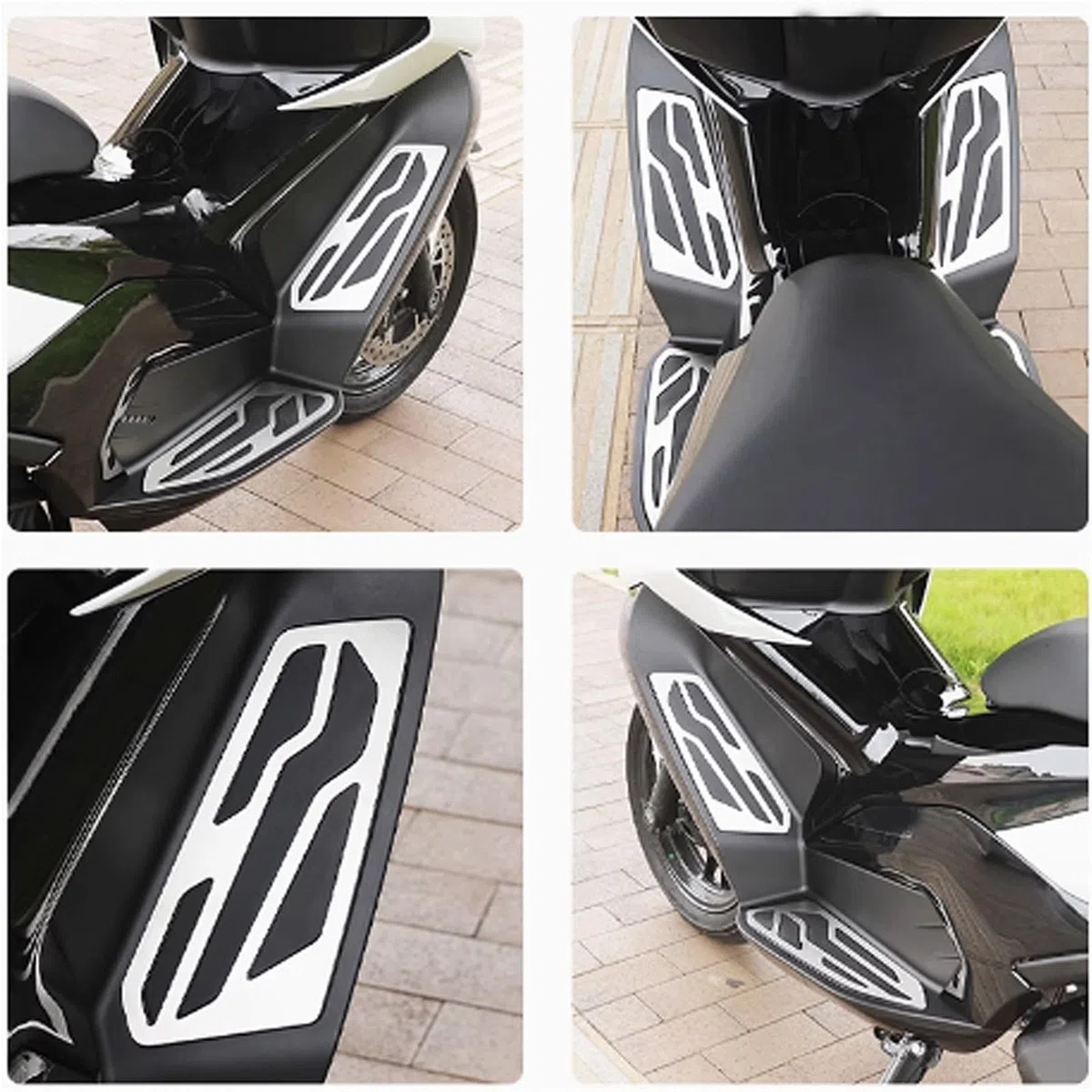 Per Zontes 368E 368 E Pedana per Moto Pedane Pedane Pedane Tappetino Antiscivolo