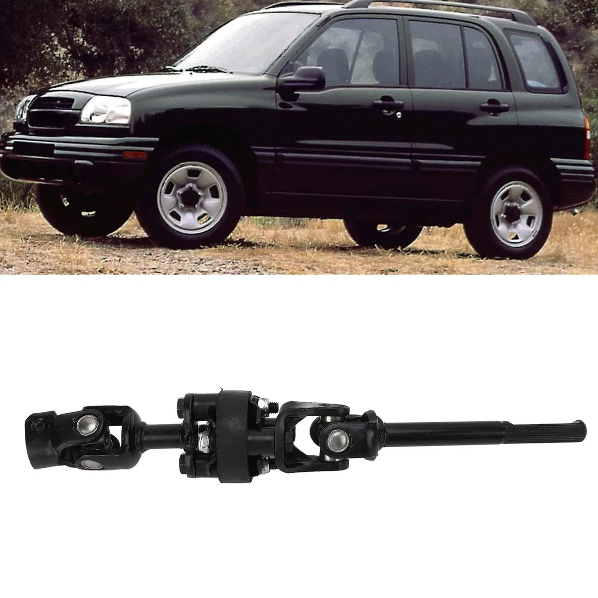 Albero dello Sterzo Intermedio, Piantone dello Sterzo in Acciaio Gruppo Albero dello Sterzo Intermedio Inferiore 48220 67d50 48220 65d60 per Vitara 1999-2004