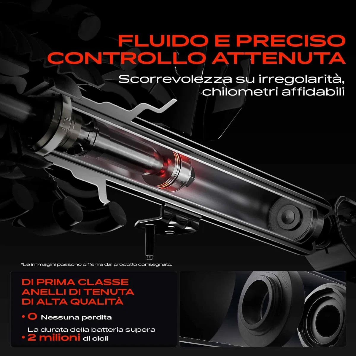 Frankberg 2x Ammortizzatori per sospensioni Ammortizzatori per telaio Posteriore sinistro destro 651mm Pressione del gas Compatibile con 500L 351 352 0.9L-1.6L 2012-2025 Replace# 51936080,52021449