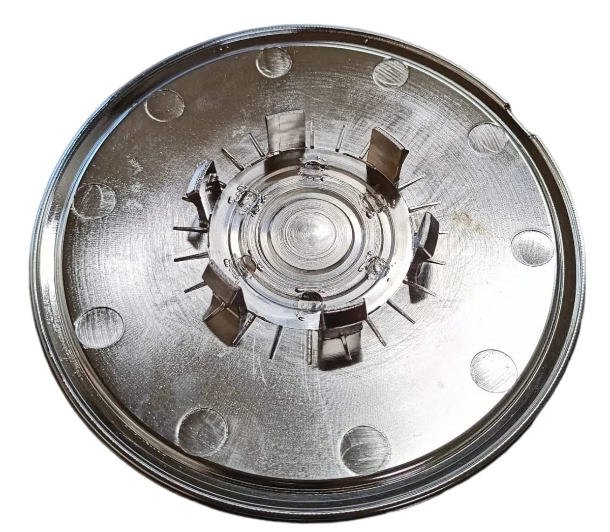 Set 4 Tappi Coprimozzo Copri Mozzo Scorpione Compatibile per Abarth Fiat 500 595 695 Coppa Coppone Borchie Compatibili per Cerchi in Lega Originali Fiat, Argento,Rosso, 135 mm