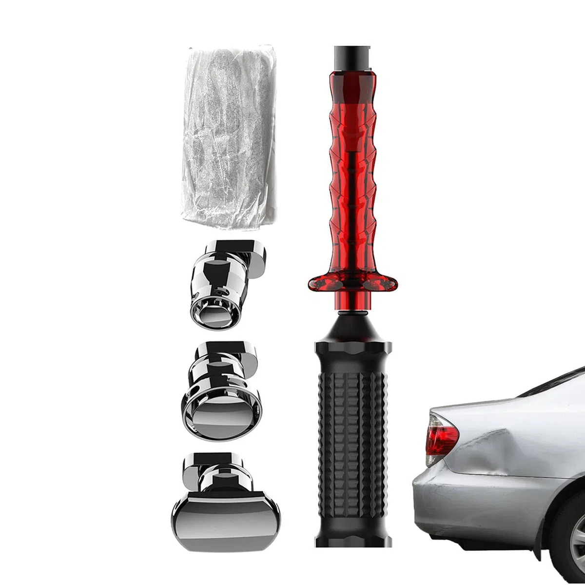 Riparazione di ammaccature sul veicolo - set levabolli per auto, levabolli con martello scorrevole | Estrattore per ammaccature per auto, kit di riparazione per ammaccature per la rimozione di superfi