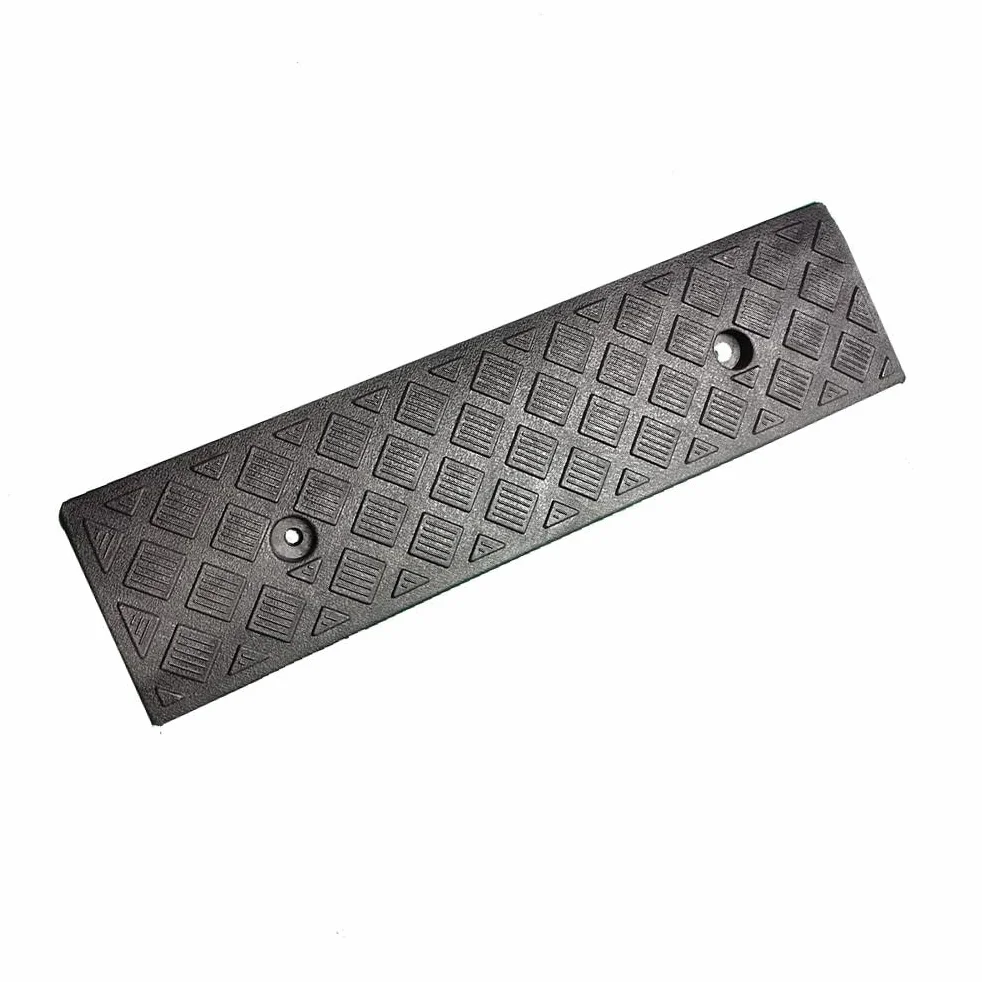 Rampa di Marciapiede in Gomma, Colore Casuale Rampa di Soglia per Auto Automatica Rampa di Marciapiede Portatile in Plastica Soglia Antiscivolo