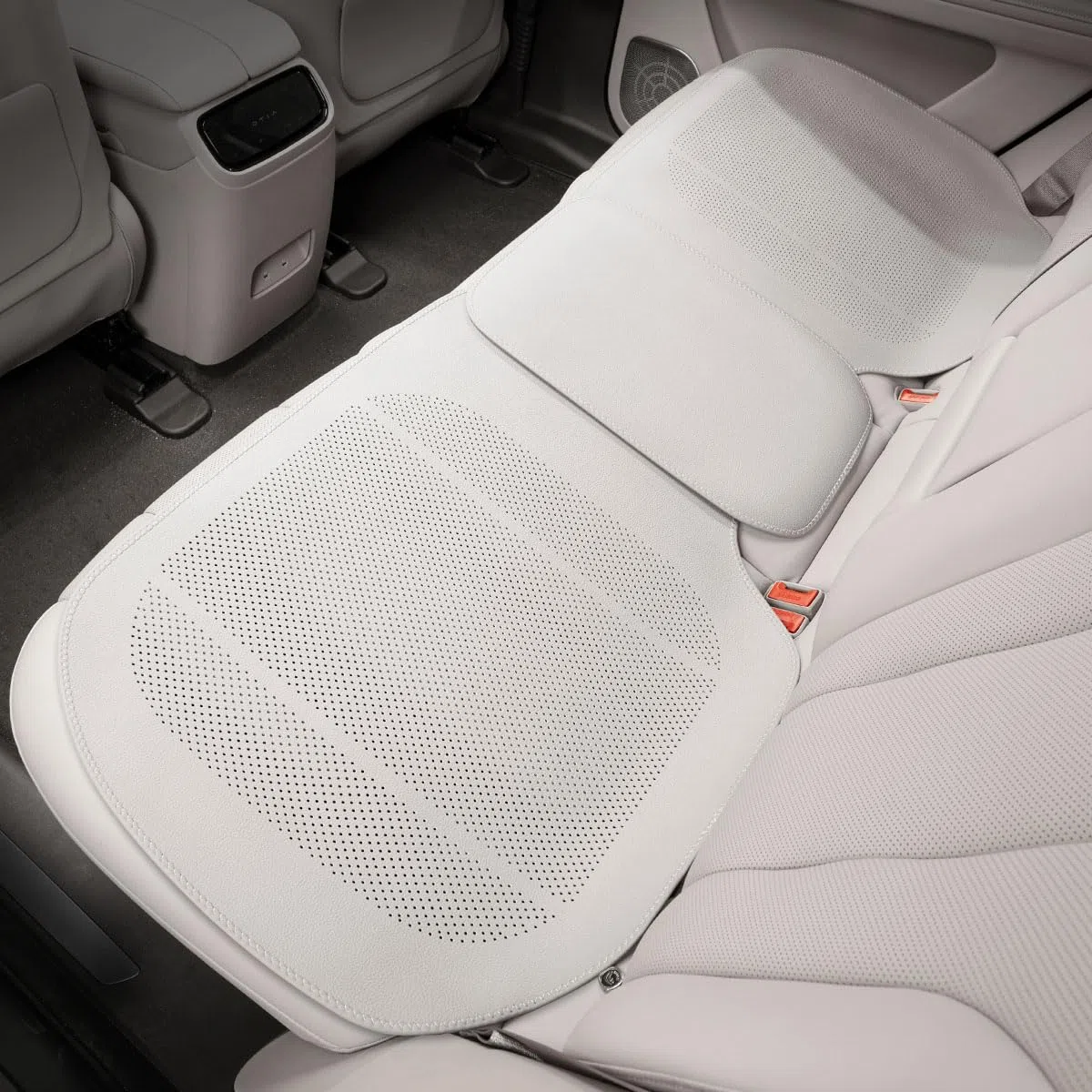 Cuscini per Sedili Auto per Leapmotor B10, Protezioni per Sedili, Antiscivolo, Traspiranti, Adatti a Tutte Le Stagioni, Accessori per Interni,B-White