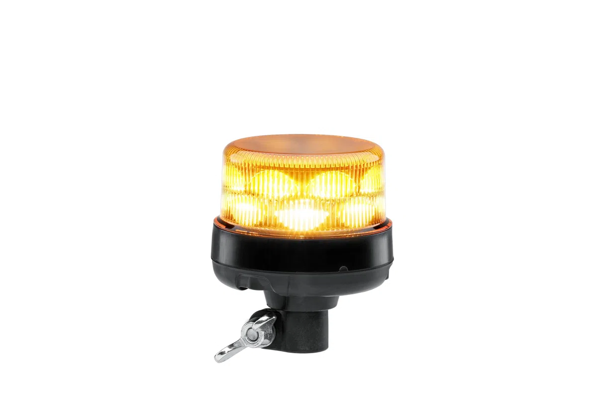 HELLA 2XD 066 146-011 LED-Luce identificazione lampeggiante, K-LED Nano, 12/24V, giallo, Bocchettone di tubo, flessibile