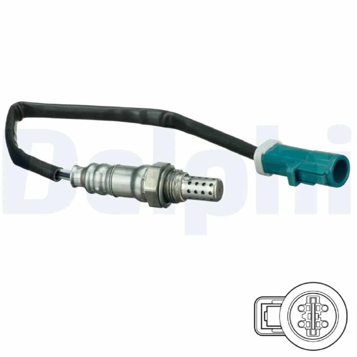 DELPHI Sonda lambda ES20318-12B1 riscaldato 339mm Compatibilità con FORD Fiesta Mk6 Hatchback JA8, JR8 Fiesta Mk5 Hatchback JH1, JD1, JH3, JD3 FOCUS DAW, DBW FUSION JU Fiesta Mk4 Hatchback JAS, JBS
