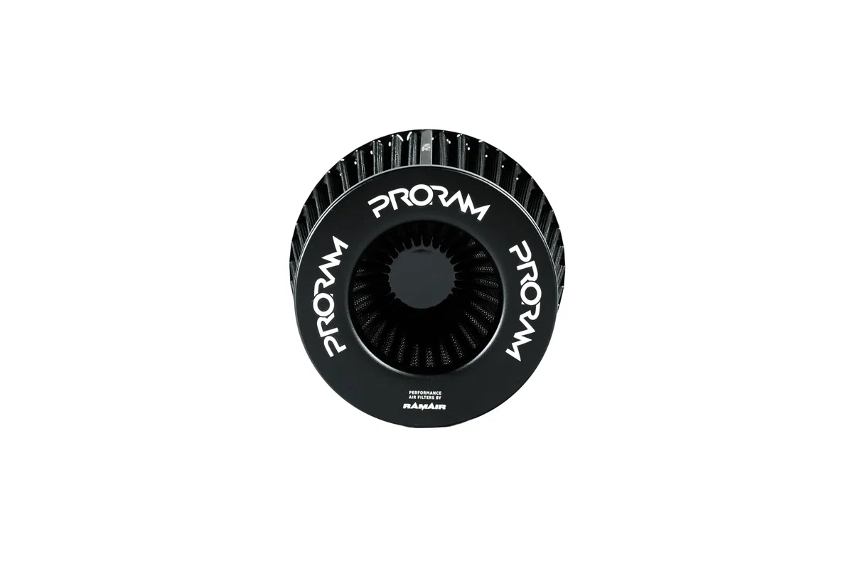 PRORAM - Filtro dell'aria universale a induzione, 70 mm, ad alte prestazioni, colore: nero
