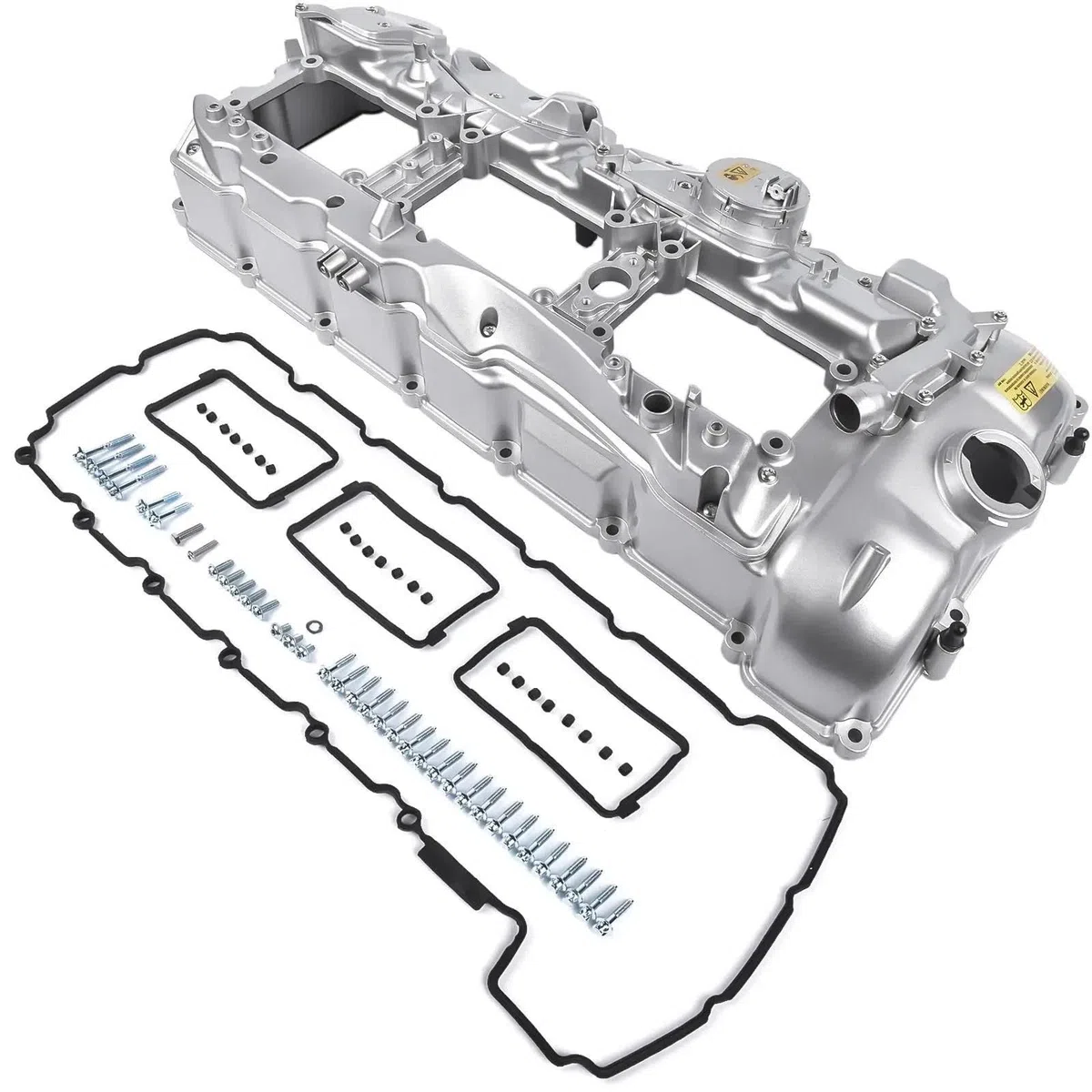 Coperchio Valvola Motore 11127570292 Coperchio Valvola In ALLUMINIO Con Guarnizione E Cappuccio Per BMW Per 135i 335i 535i 640i 740i X3 X5 N55 coperchio punterie