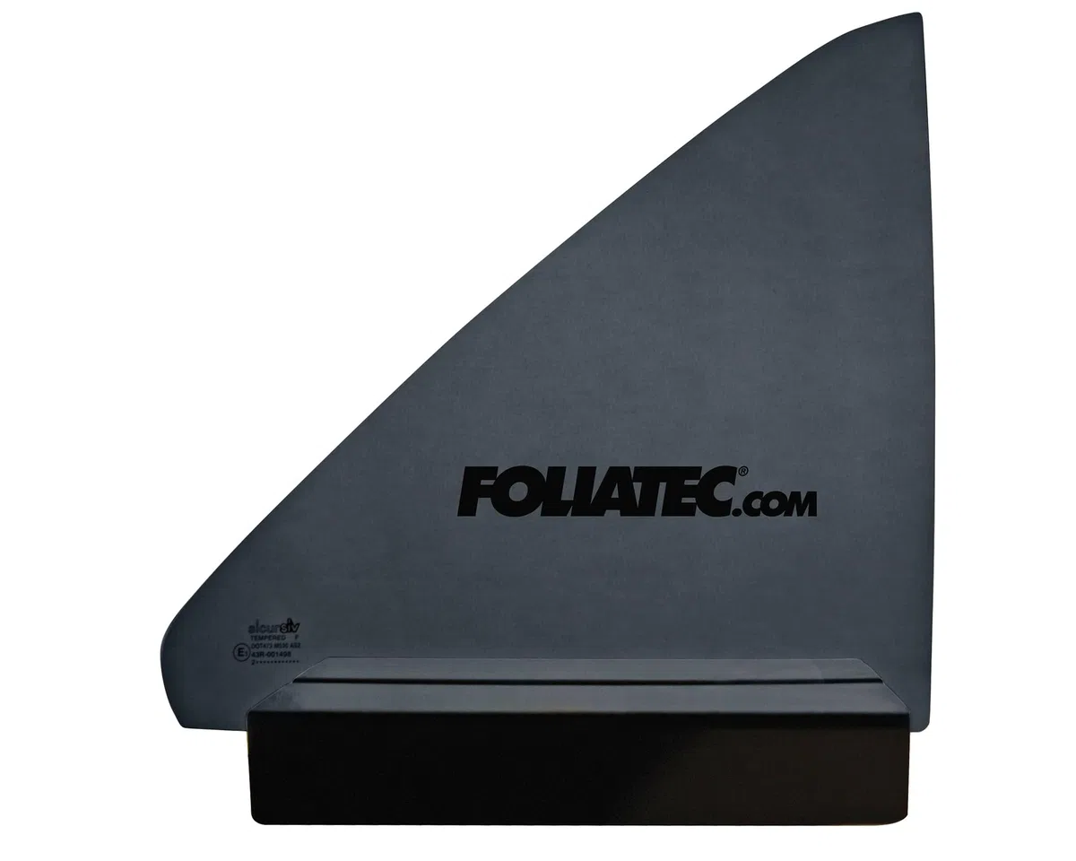 FOLIATEC Pellicola oscurante per vetri auto, BLACKNIGHT Reflex Dark, 51 x 400 cm + 76 x 152 cm, con documentazione, oscuramento al 85%