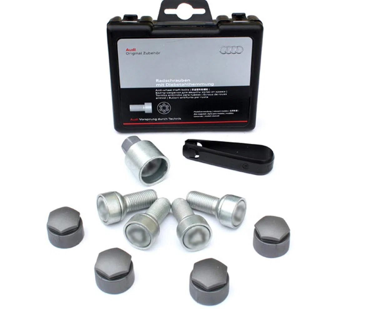 Audi ORIGINALE serrature Bloccadisco antifurto hemmung A1 A3 A4 A5 A6 A7 TT