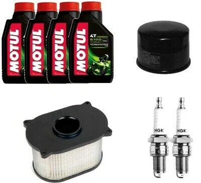 KIT TAGLIANDO SUZUKI SV 650 1999 2000 2001 2002 OLIO 5000 10W40