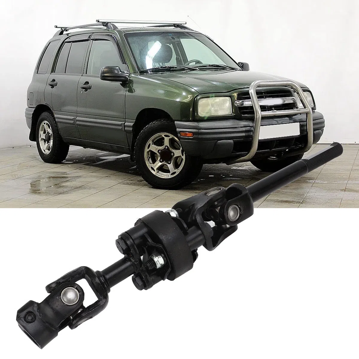 Albero dello Sterzo Intermedio, Piantone dello Sterzo in Acciaio Gruppo Albero dello Sterzo Intermedio Inferiore 48220 67d50 48220 65d60 per Vitara 1999-2004