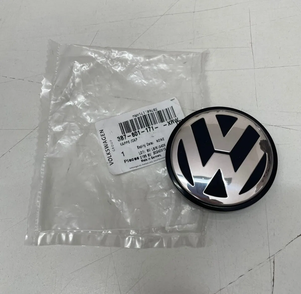 VW 4 coperture per mozzi originali 3B7601171, per cerchioni in alluminio FA2311