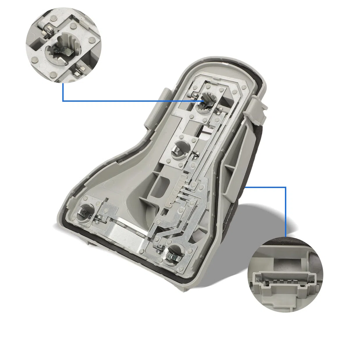 1 paire Portalampada para VW Polo 4(9N3) 2005-2010 Porta Lampada Posteriore Support Lampe pour feu arrière 6Q6945257F 6Q6945258F (Gauche et Droit)