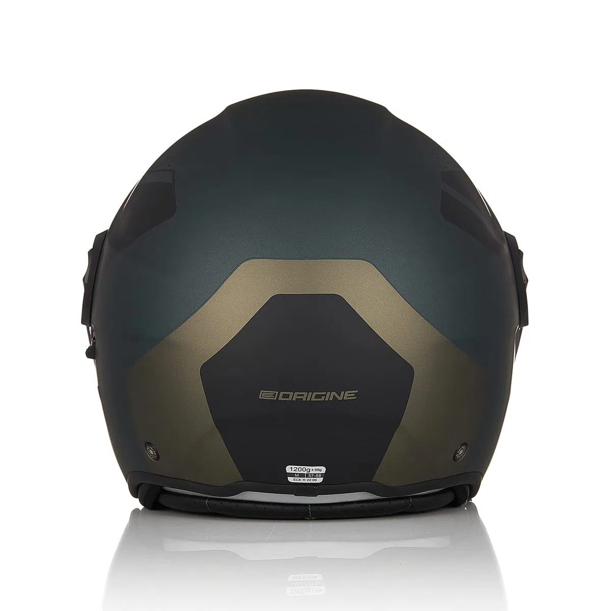 ORIGINE Casco Moto Jet Casco Scooter con Doppia Visiera Omologato ECE 22-06