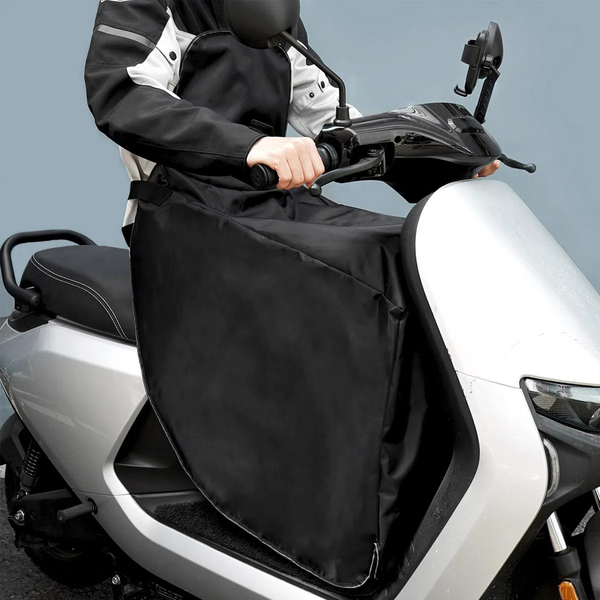Coprigrembiule per gamba da scooter, copertura per gamba da motociclo, protezione per gambe antivento e antipioggia, copertura invernale per leggings da scooter, copertura impermeabile per ginocchia