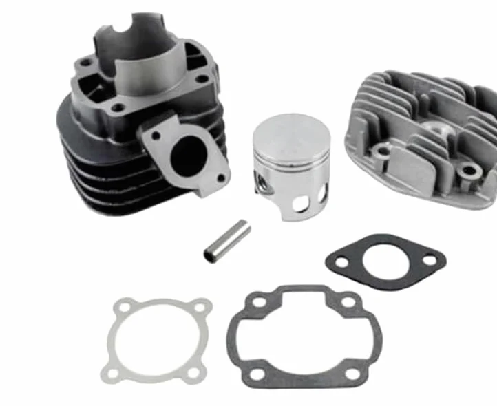 KIT CILINDRO GRUPPO TERMICO MODIFICA 80CC 47MM PISTONE TESTA CILINDRO FASCE COMPATIBILE CON MINARELLI ORIZZONTALE SCARABEO RALLY F12