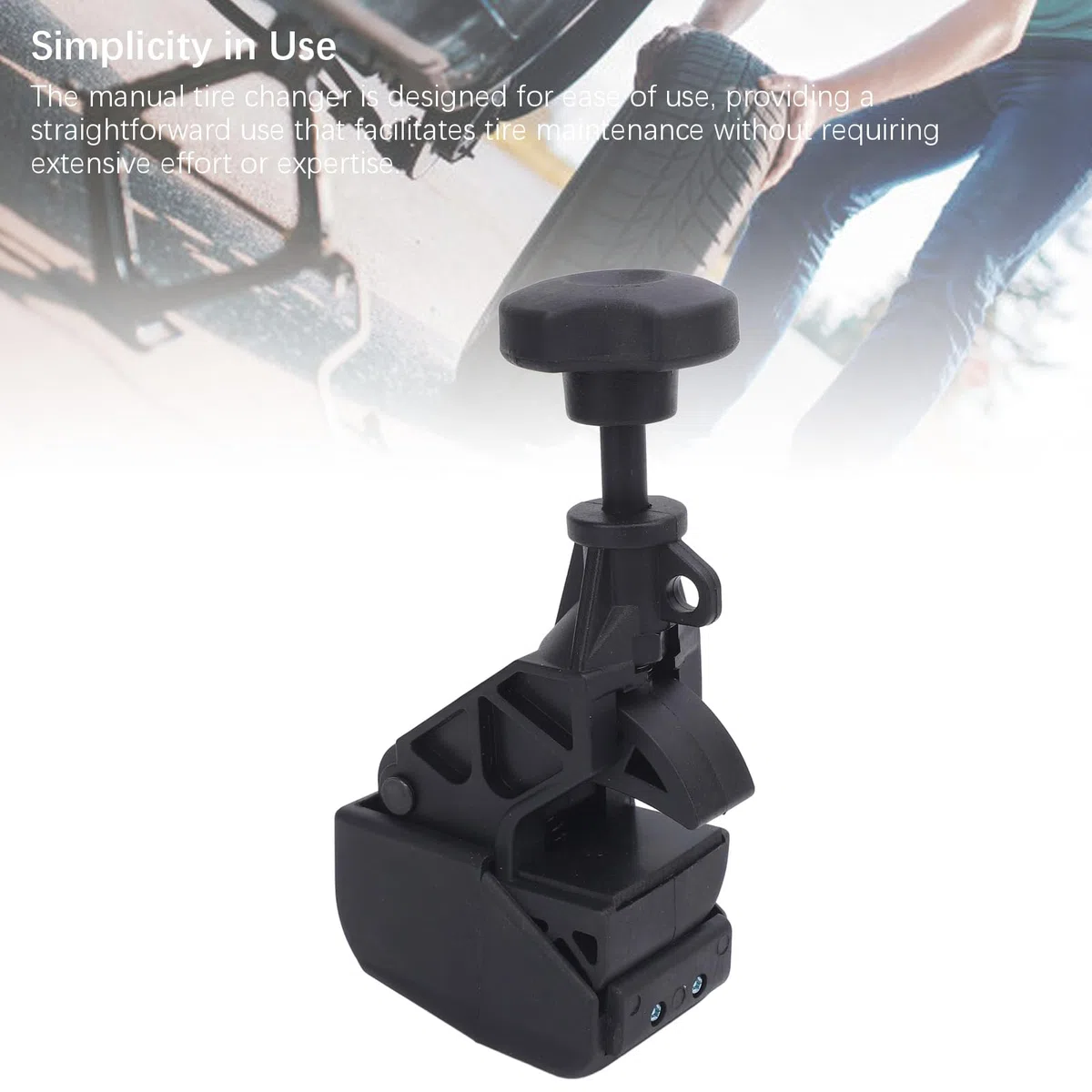 Strumento manuale stallonatore per pneumatici Smontagomme portatile efficiente ad alta resistenza per auto e moto