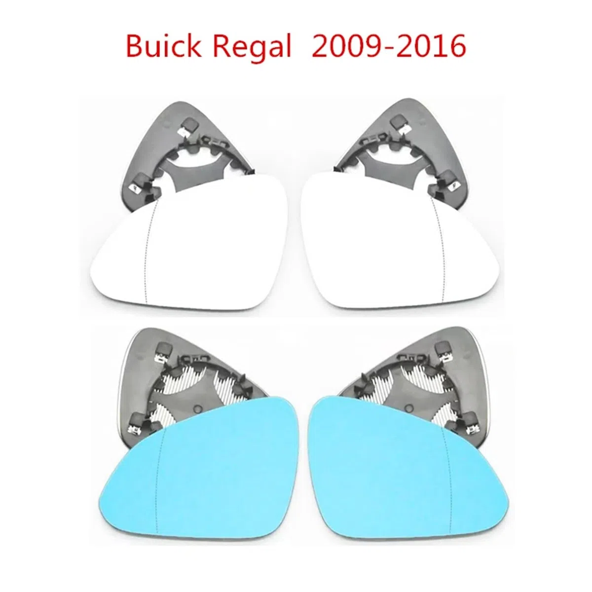 Vetro Dello Specchietto Retrovisore Specchietto retrovisore laterale in vetro per Buick Regal, lente per specchietto riscaldato installare(Blue Left)