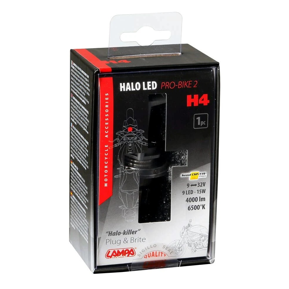 Pilot 57778 Halo LED Serie 7 Compatto Alogena Lampadina, H7, 9V-32V, 36W, Confezioni da 2