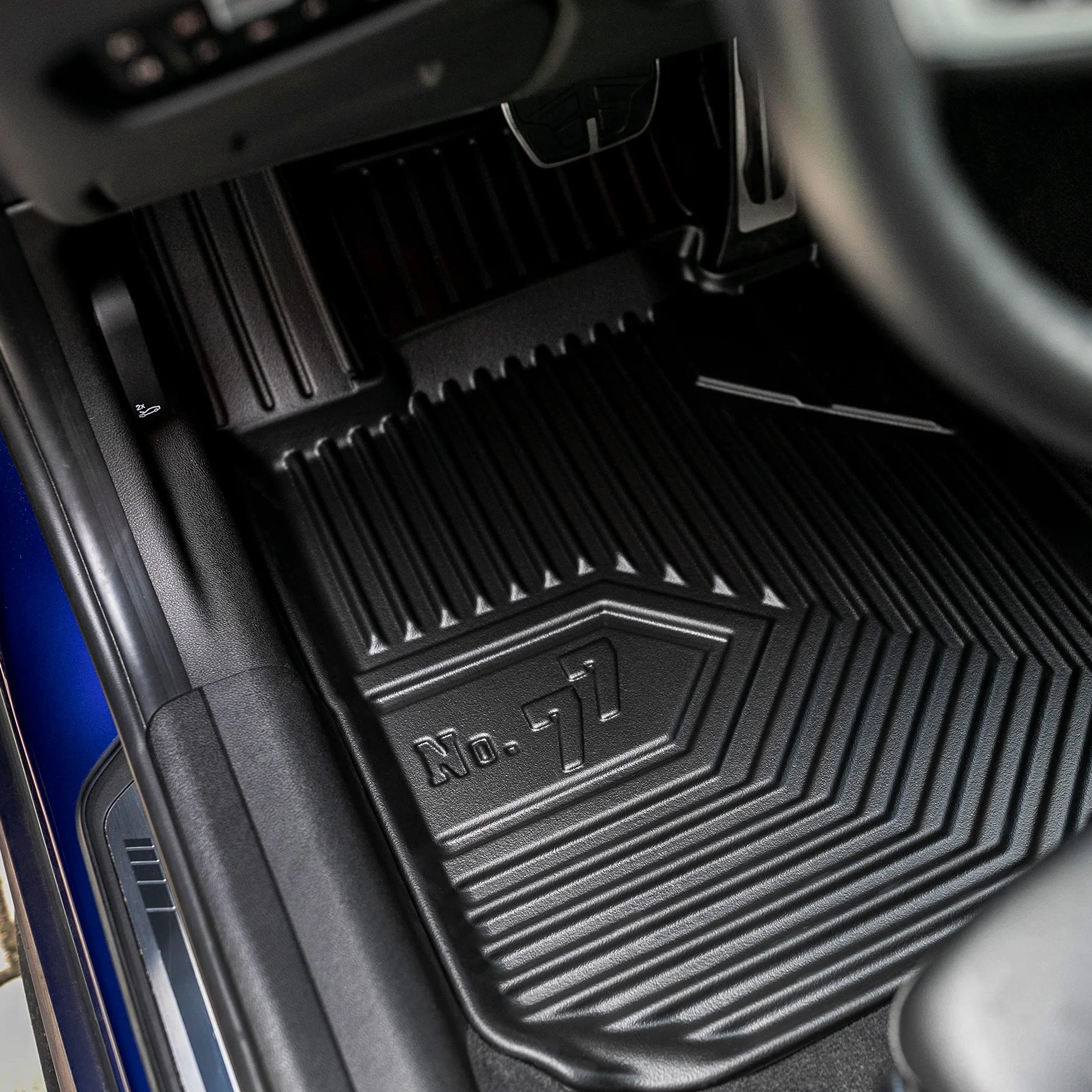 MOTOS Set di tappetini in gomma e tappetini per il bagagliaio per Jeep Avenger BEV dal 2023 Migliorare il comfort di viaggio con tappetino antiscivolo auto 3D- tappetini per tutte le stagioni auto, pr