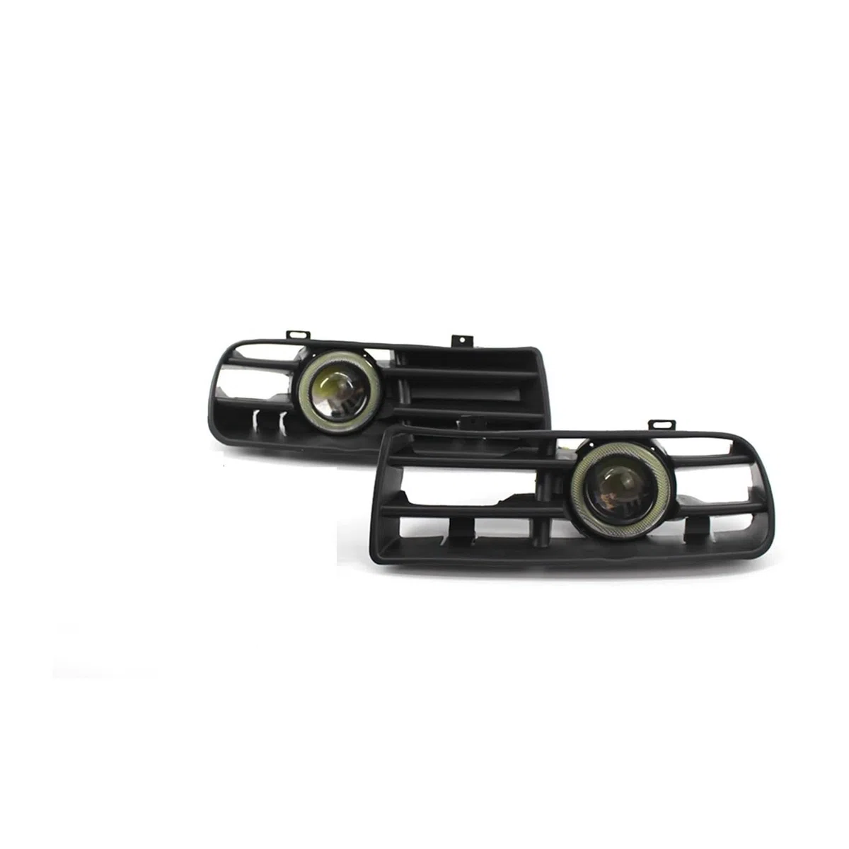 Gruppi fendinebbia auto Per Golf 4 1998-2004 1 Paio Auto Car Fendinebbia Angel Eyes Lampada LED Corsa E Jogging Fendinebbia Con Paraurti Anteriore Griglie Ricambio