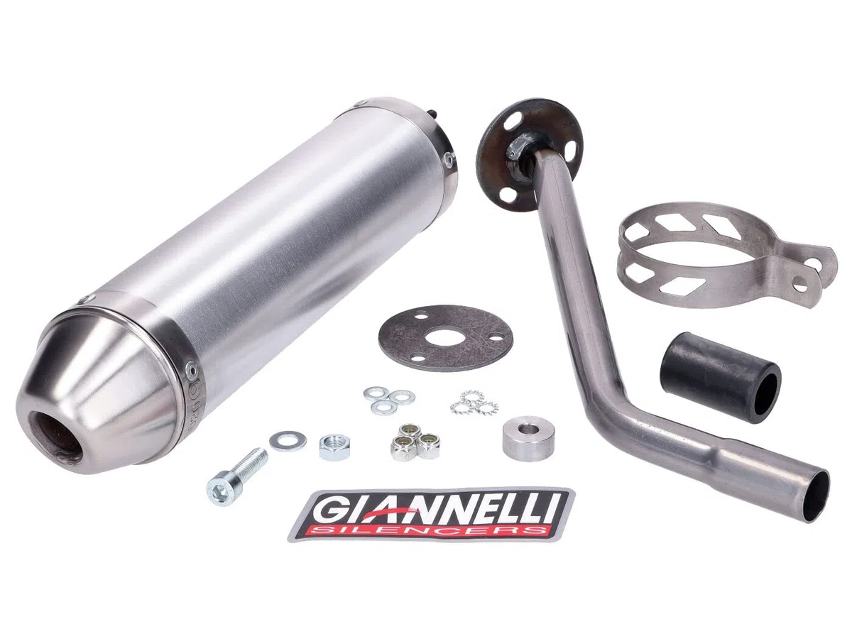 GIANNELLI SILENZIATORE BETA RR 50 MOTARD '12 RR 50 ENDURO '12 - NON INTERC. ORIGINALE OMOLOGATO EU - VERSIONE ALLUMINIO