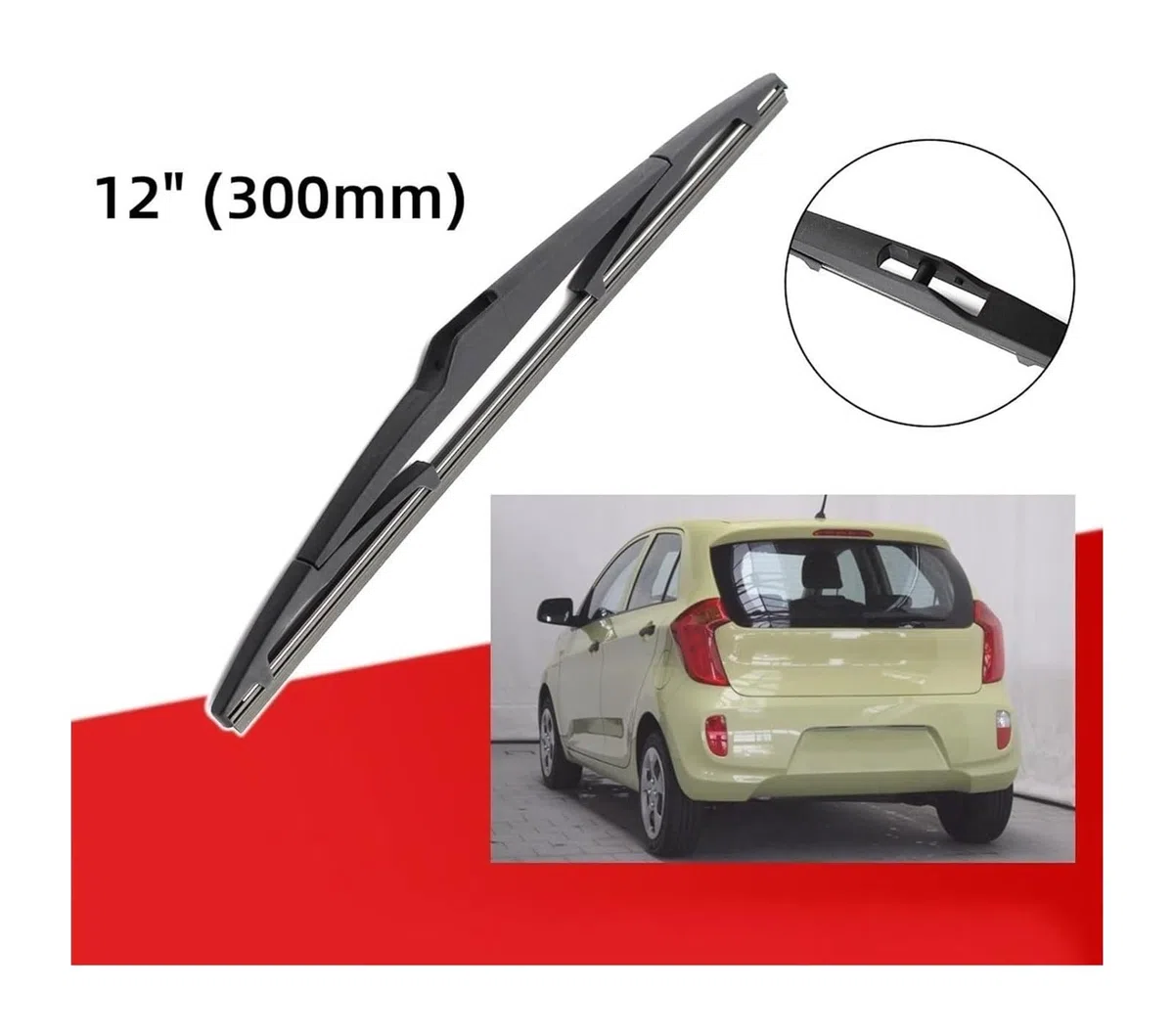 Parabrezza Tergicristalli Per KIA Per Picanto TA MK2 Hatchback 2011-2017 Spazzole Tergicristallo Posteriori Accessori J Gancio Parabrezza Spazzole Tergicristallo Per Auto