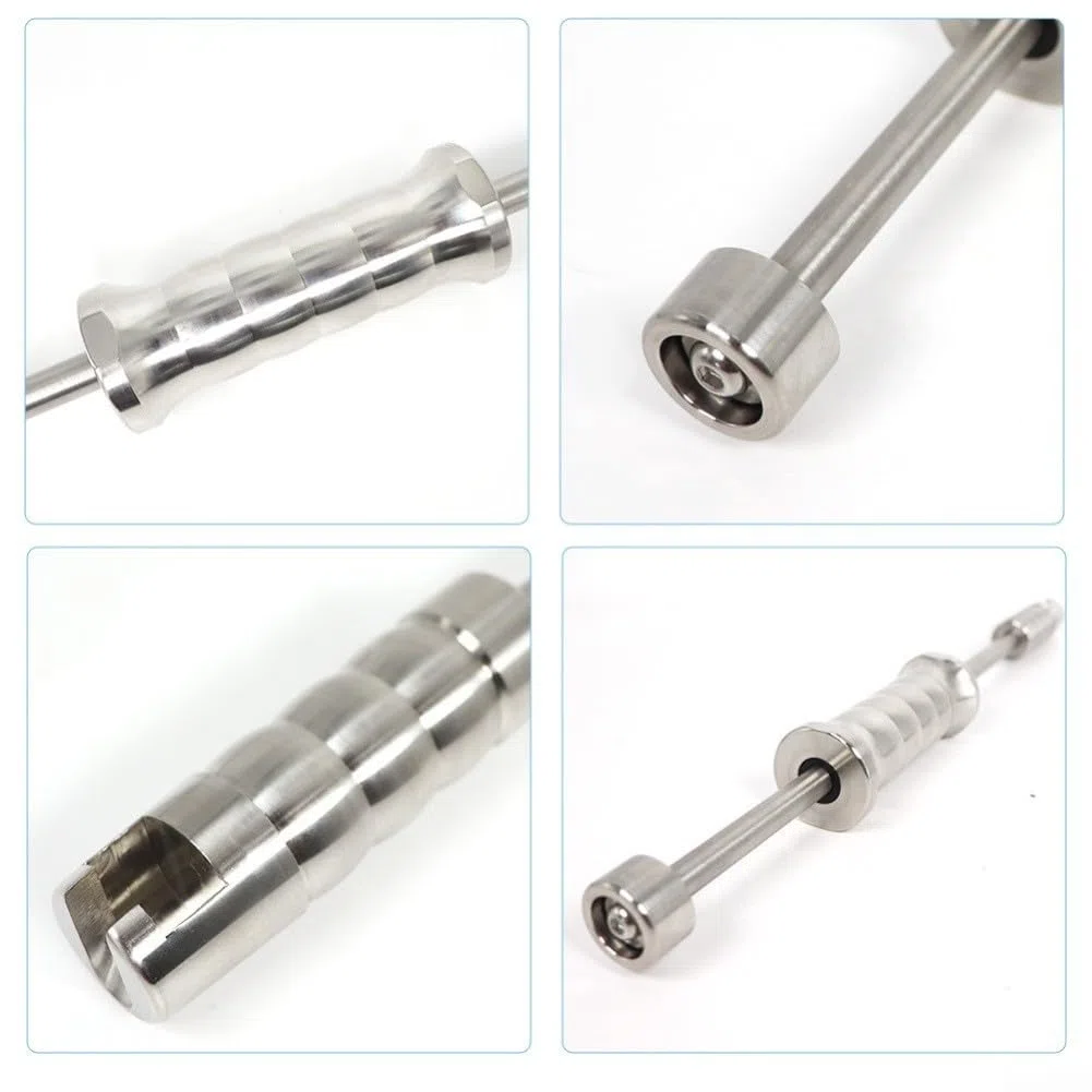 Martello scorrevole per riparazione ammaccature della carrozzeria, strumento convesso per rimozione automatica di urti in lamiera, kit professionale in acciaio inox per fai da te e