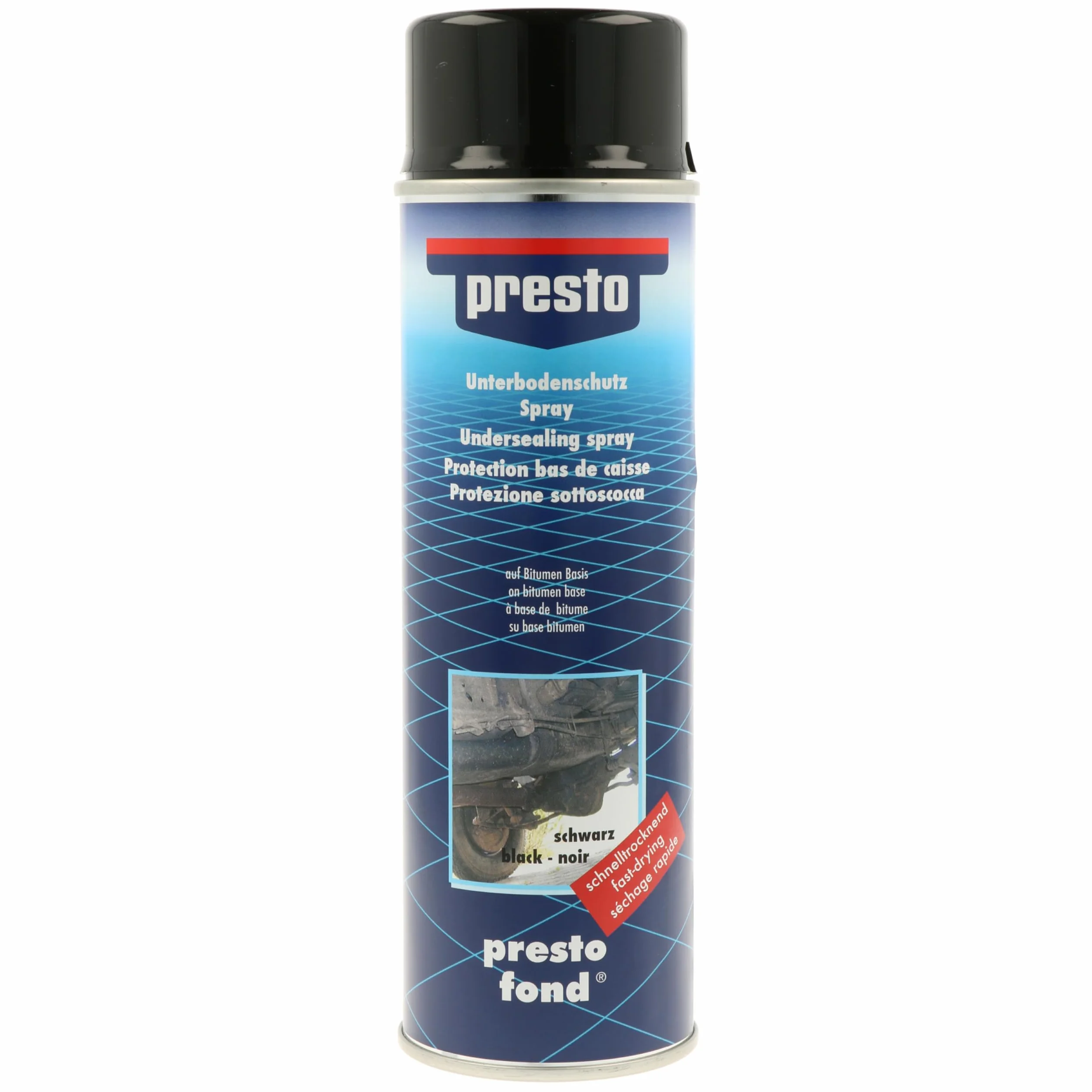 Presto 306017 Bitume di Protezione sottoscocca Nero 500 ml