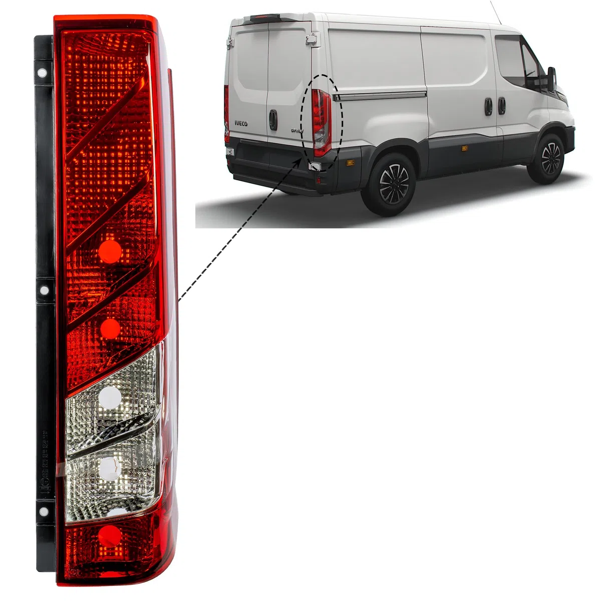 LONGLING, fanale posteriore destro per IVECO Daily VI 2014-2024