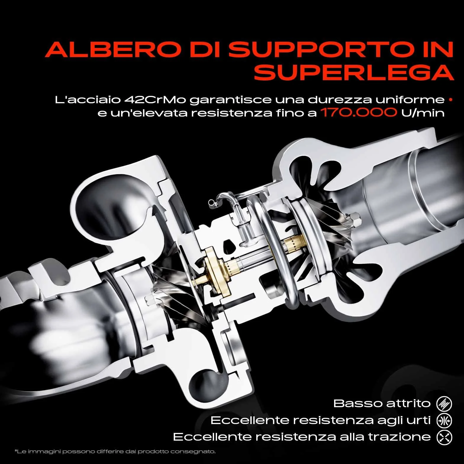 Frankberg Turbocompressore 7701473122 | Compatibile con: Scatola Kubistar X76, M.e.g.a.n.e II Van/Combi KM, K.a.n.g.o.o KC0/1, Logan I LS