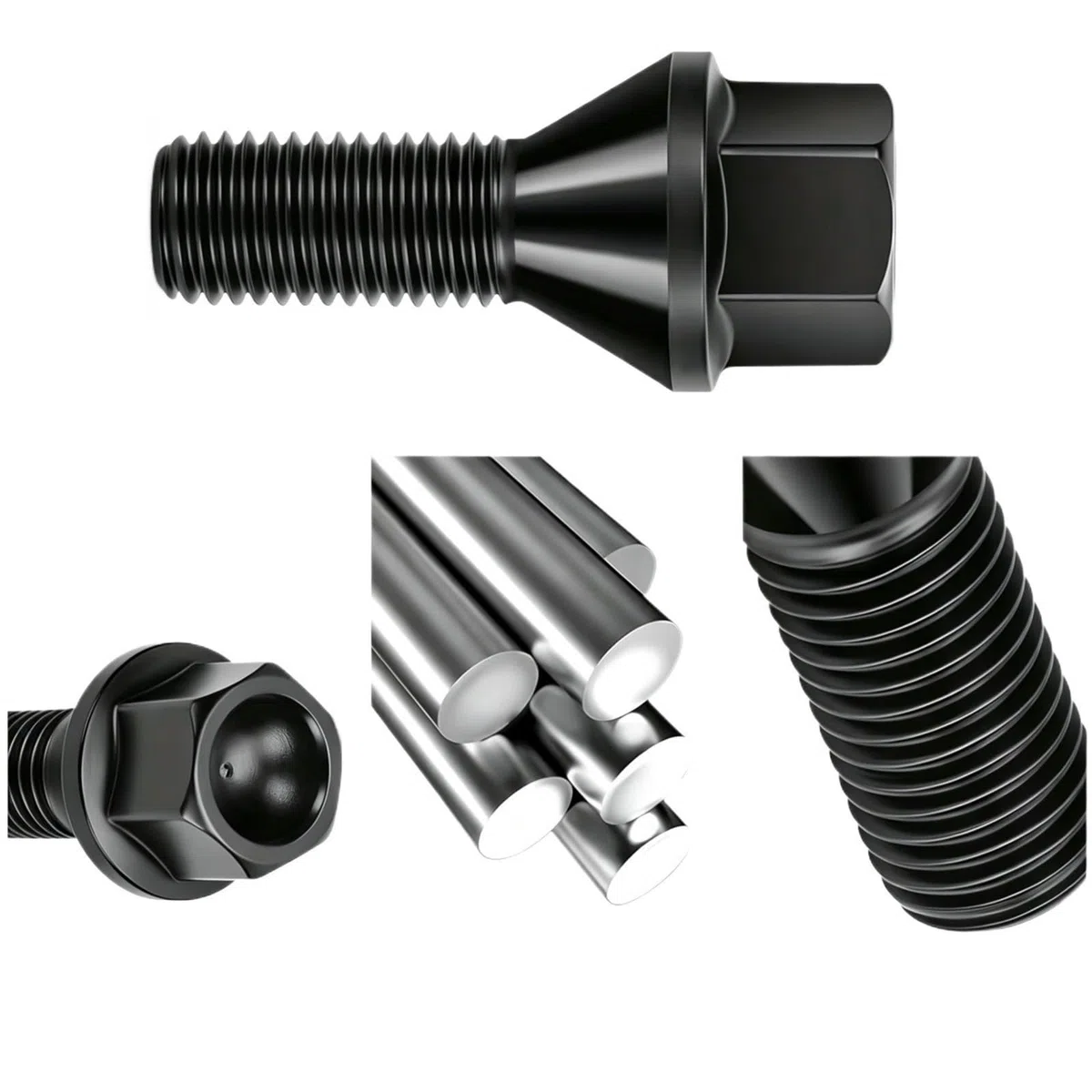 Bulloni ruota auto Compatibile Con BMW Per M1 E26 1980 1981 20 Pezzi Bulloni In Acciaio Per Cerchi In Lega Per Auto Ricambi Auto