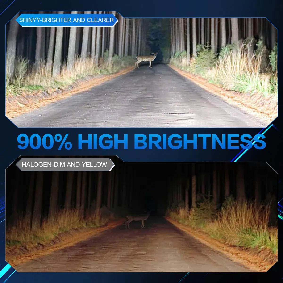 SHINYY Lampadine H7 LED Lenticolari Fari per Auto o Moto, 2026 Nuovo 30000LM Alta Potenza 6500K Bianco Lampade LED H7 con Lente Canbus Anti Errore Abbaglianti Anabbaglianti, Plug and play, Pack de 2